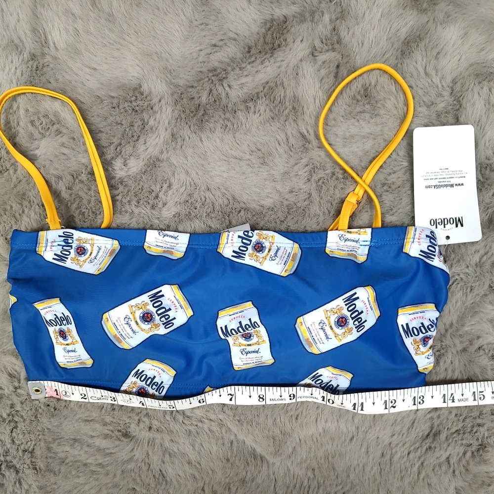 NWT Modelo High Waist 2 Piece Swimsuit L - Picture 8 of 11